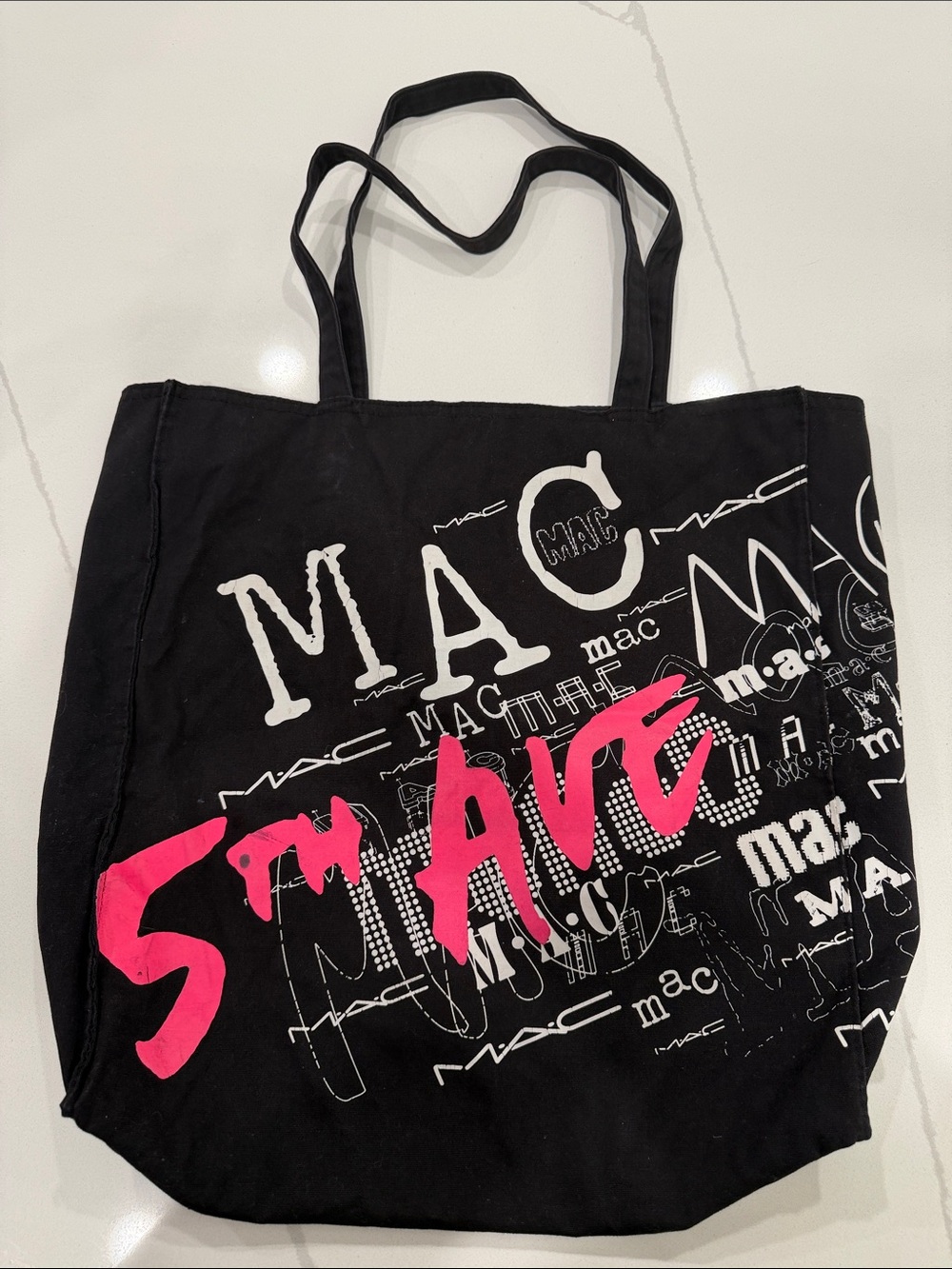 MAC Cosmetics 5th Ave Black Tote Bag
